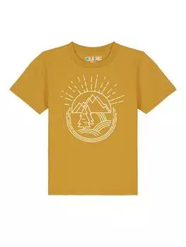 Футболка wat? Apparel, цвет ocker