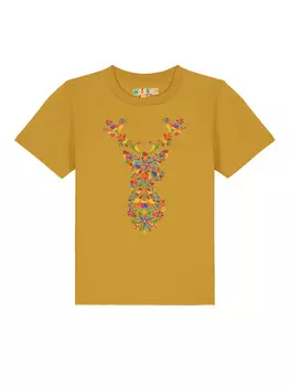 Футболка wat? Apparel, цвет ocker