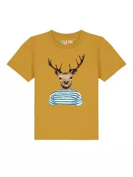 Футболка wat? Apparel, цвет ocker