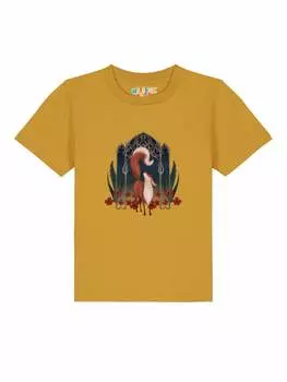 Футболка wat? Apparel, цвет ocker