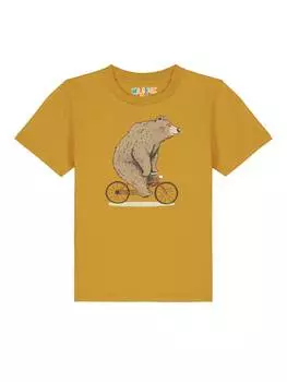 Футболка wat? Apparel, цвет ocker