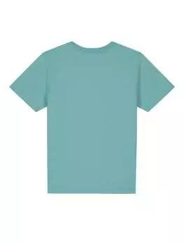 Футболка wat? Apparel, цвет teal monstera