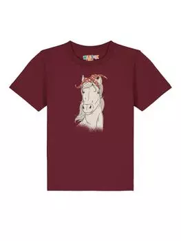 Футболка wat? Apparel, цвет weinrot