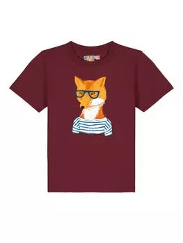 Футболка wat? Apparel, цвет weinrot