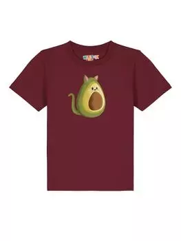 Футболка wat? Apparel, цвет weinrot