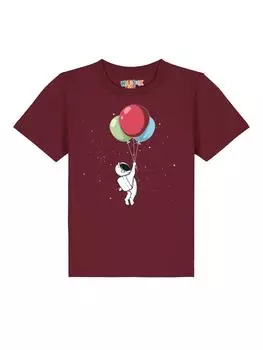 Футболка wat? Apparel, цвет weinrot