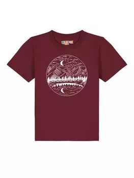 Футболка wat? Apparel, цвет weinrot