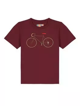 Футболка wat? Apparel, цвет weinrot