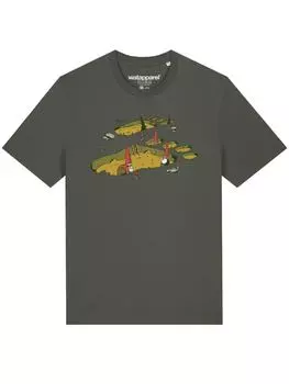 Футболка wat? Apparel, хаки