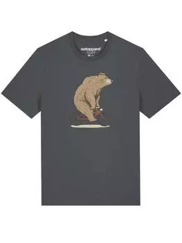 Футболка wat? Apparel, серый