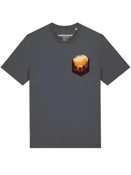 Футболка wat? Apparel, серый