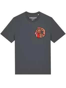 Футболка wat? Apparel, серый