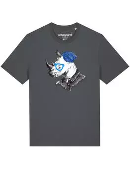 Футболка wat? Apparel, серый