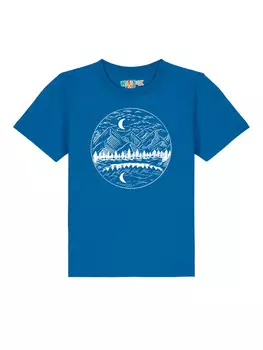 Футболка wat? Apparel, синий