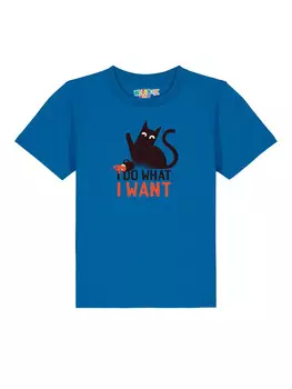 Футболка wat? Apparel, синий