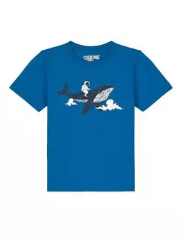 Футболка wat? Apparel, синий