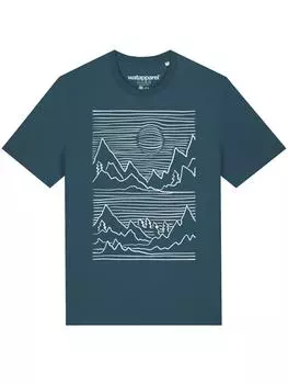 Футболка wat? Apparel, синий