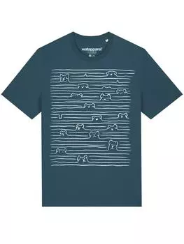 Футболка wat? Apparel, синий