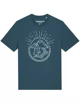 Футболка wat? Apparel, синий