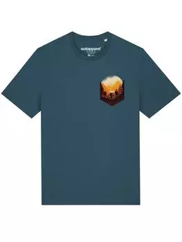 Футболка wat? Apparel, синий