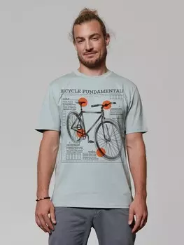 Футболка wat? Apparel T-Shirt Fahrrad Grundlagen, цвет Aloe