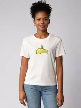Футболка wat? Apparel T-Shirt Lemon, белый