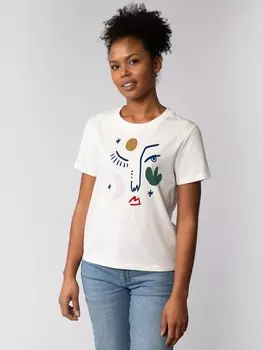 Футболка wat? Apparel T-Shirt Love and flex, белый