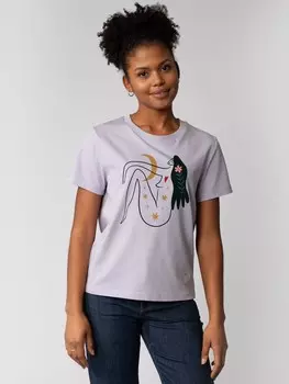 Футболка wat? Apparel T-Shirt Love and flex, цвет Lavender