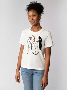 Футболка wat? Apparel T-Shirt Love and flex, белый