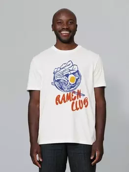 Футболка wat? Apparel T-Shirt Ramen Club, белый