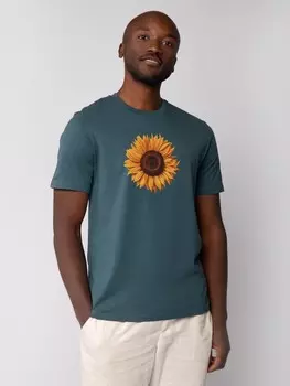 Футболка wat? Apparel T-Shirt Sonnenblume, цвет Petrol