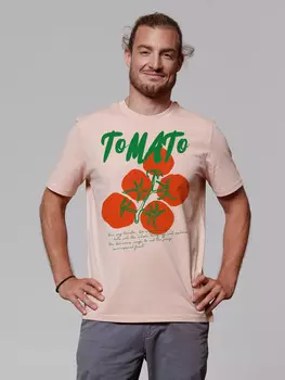 Футболка wat? Apparel T-Shirt Tomato, цвет Fraiche Peche
