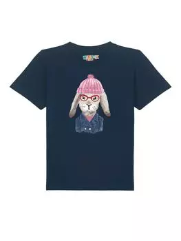 Футболка wat? Apparel, темно-синий