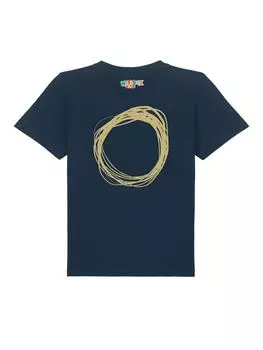 Футболка wat? Apparel, темно-синий