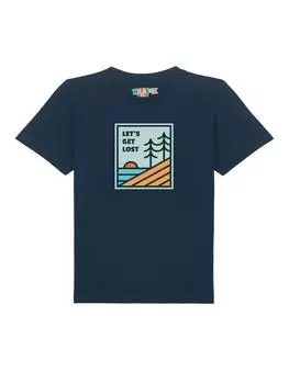 Футболка wat? Apparel, темно-синий