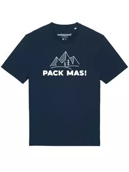 Футболка wat? Apparel, темно-синий