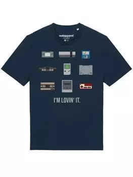 Футболка wat? Apparel, темно-синий