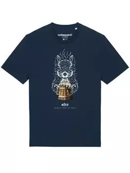 Футболка wat? Apparel, темно-синий