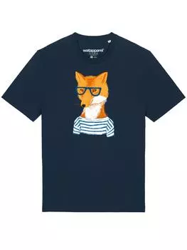 Футболка wat? Apparel, темно-синий