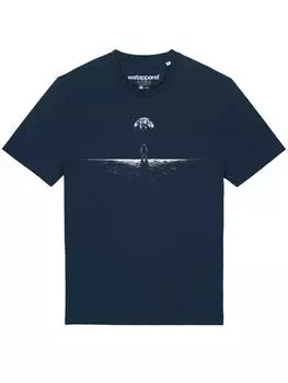 Футболка wat? Apparel, темно-синий