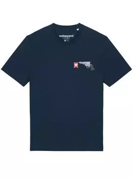 Футболка wat? Apparel, темно-синий