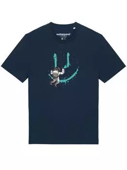 Футболка wat? Apparel, темно-синий