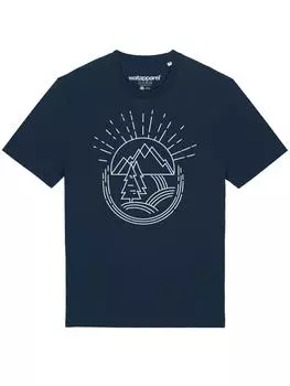 Футболка wat? Apparel, темно-синий