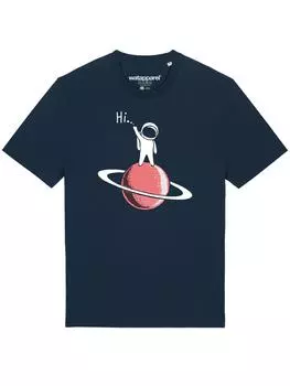 Футболка wat? Apparel, темно-синий