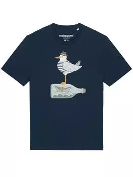 Футболка wat? Apparel, темно-синий