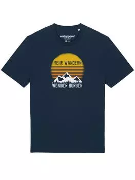 Футболка wat? Apparel, темно-синий