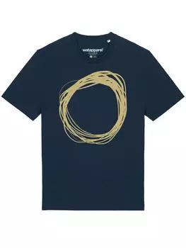 Футболка wat? Apparel, темно-синий