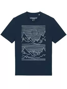 Футболка wat? Apparel, темно-синий