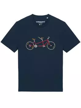 Футболка wat? Apparel, темно-синий