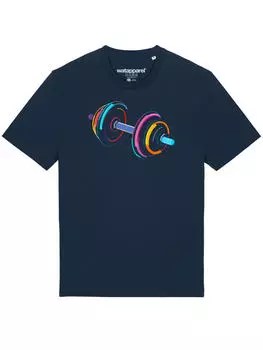 Футболка wat? Apparel, темно-синий